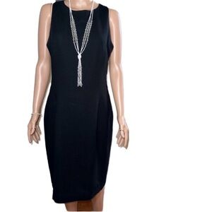 Ann Taylor Classic Black Midi Dress